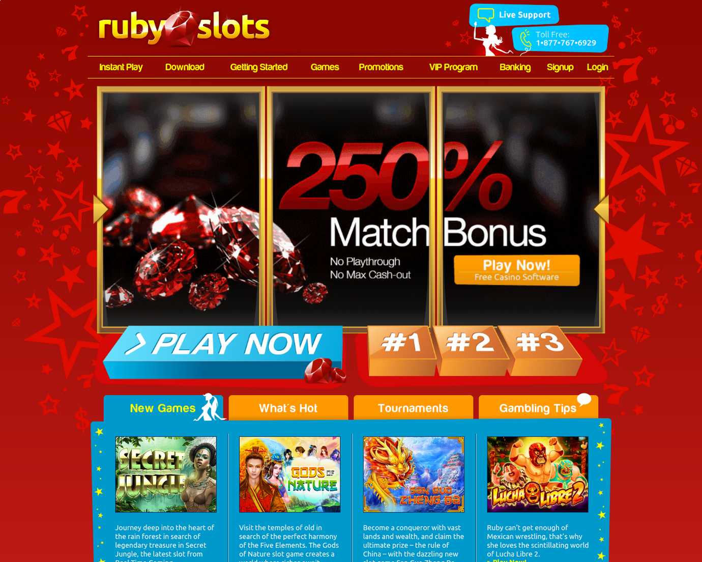 ruby slots casinos