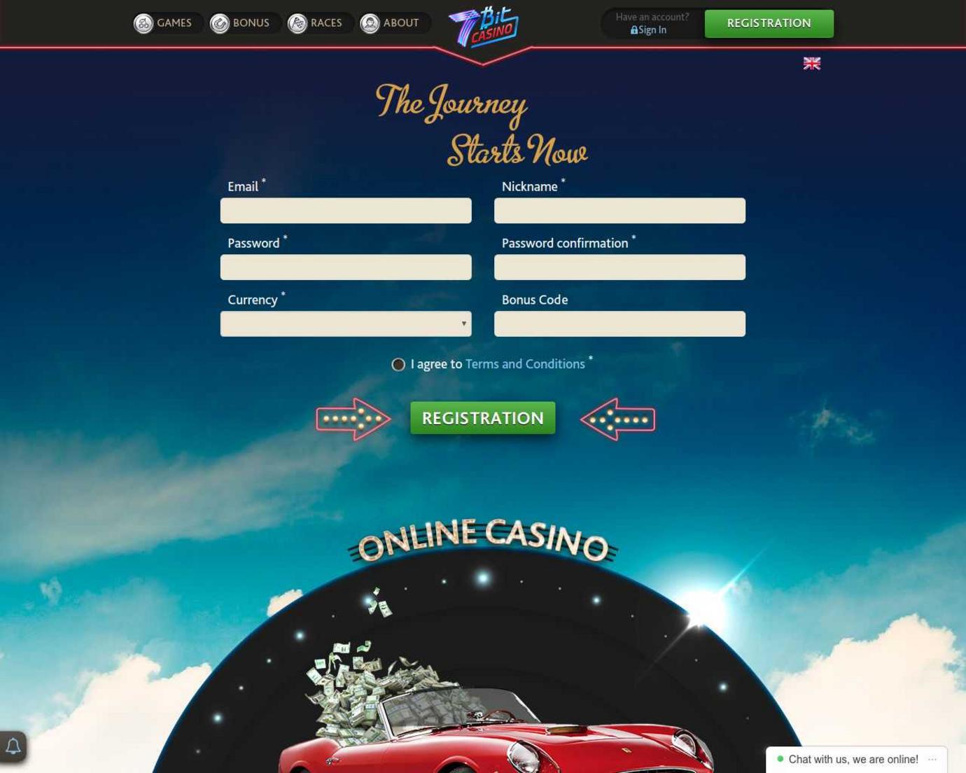 7bit casino login