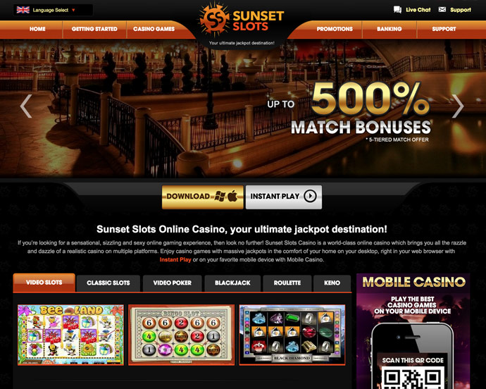 M Sunset Slots