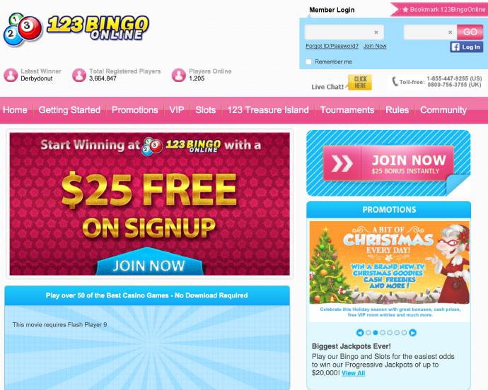 123 bingo online real money