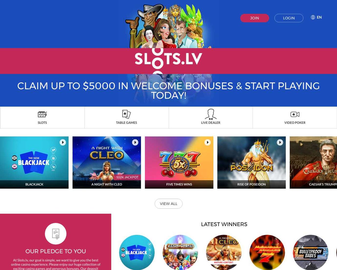 Slots Lv Bonus Codes 2019