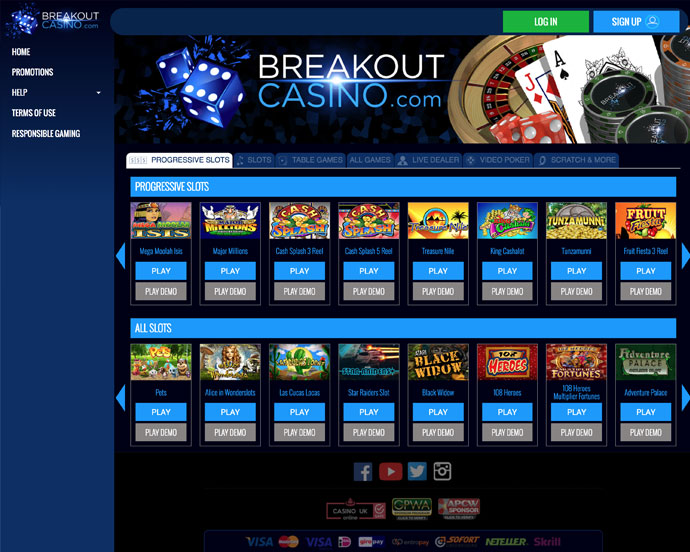 Breakout Casino Codes