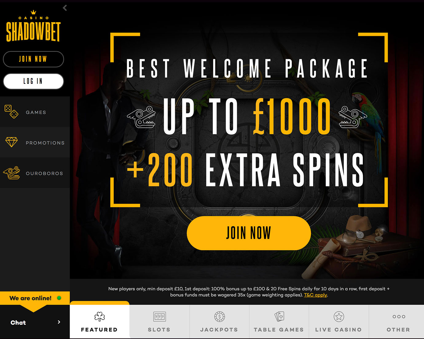 ShadowBet Casino