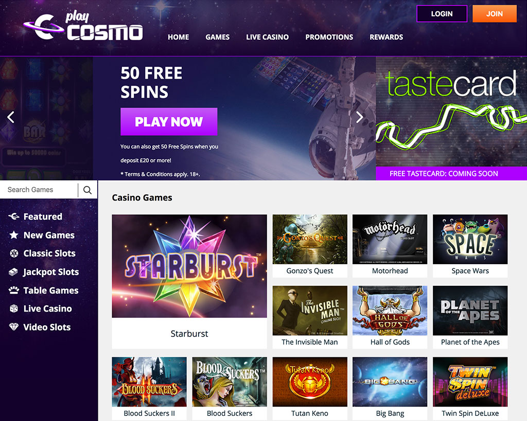 play cosmo casino review