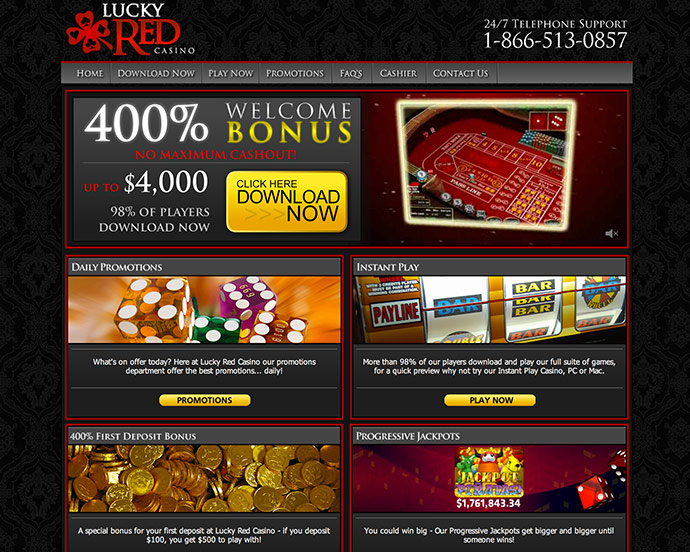 lucky red casino free bonus codes