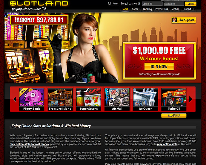 no deposit bonus code for slotland casino