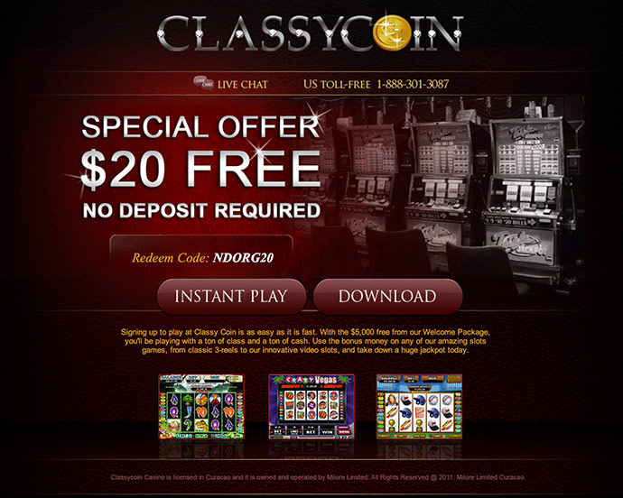 Classy slots casino no deposit bonus codes