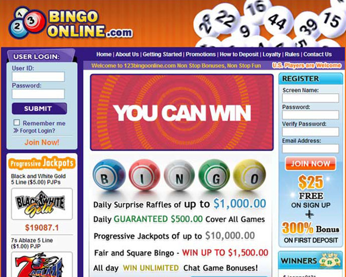 bingo com bonus sem deposito